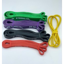 Set 5 Gummibänder Muskelaufbau UniStrength
