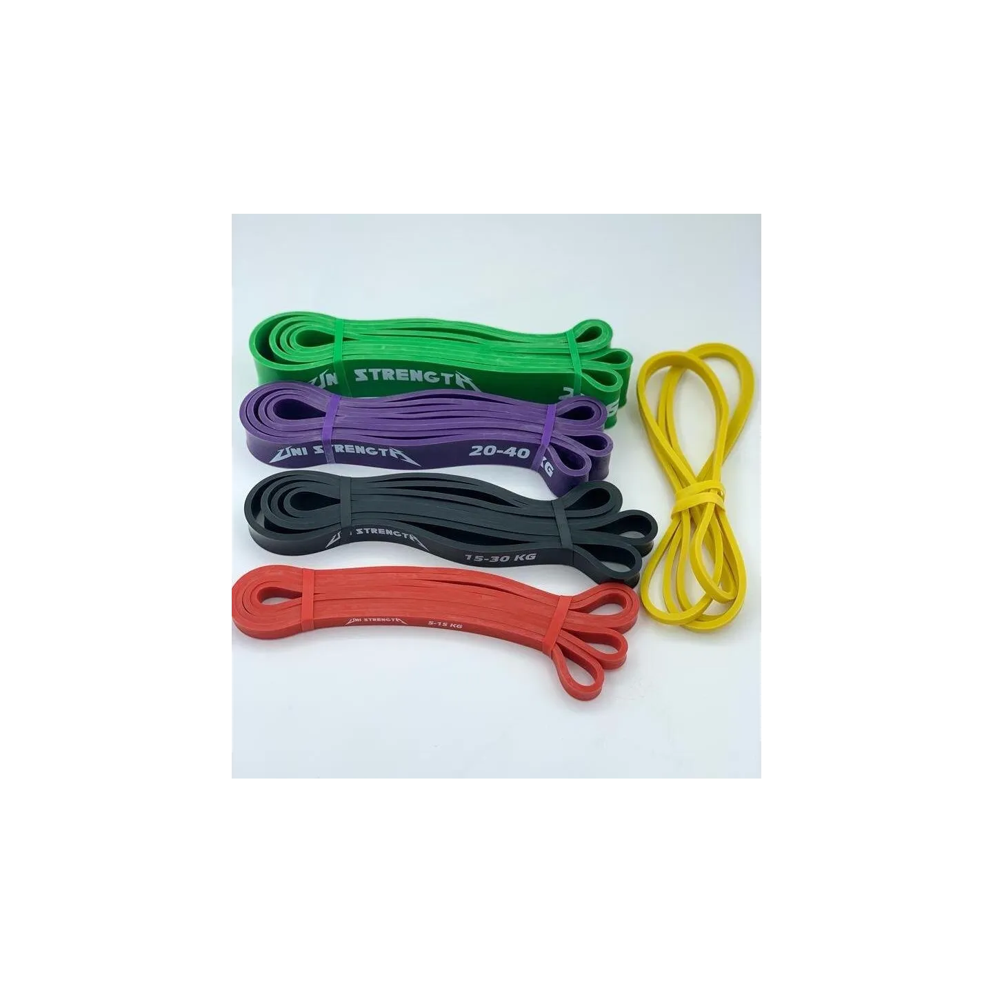 Kit elástico de musculación Uni Strength de 5 piezas - vista 2
