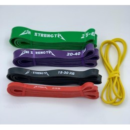 Set 5 Gummibänder Muskelaufbau UniStrength