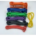 Set aus 7 elastischen Bändern Uni Strength - training band - Ansicht 2