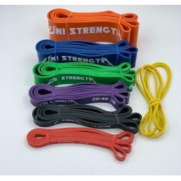 Kit de 7 bandas elásticas Uni Strength - banda de entrenamiento - vista 2