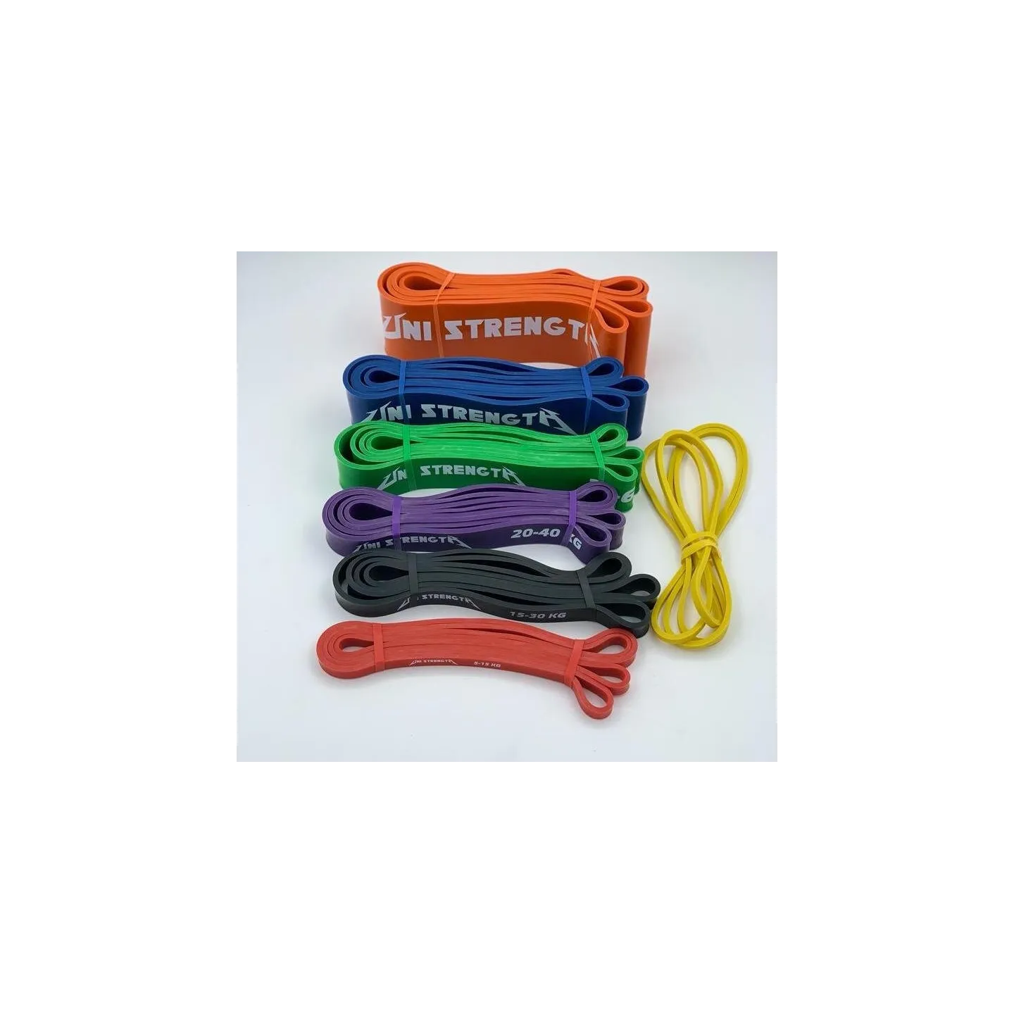 Kit de 7 Bandes élastiques Uni Strength - training band - vue 2