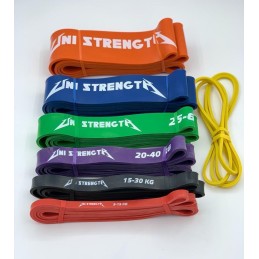 Kit de 7 bandas elásticas Uni Strength - banda de entrenamiento - vista 2