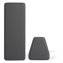 Wide XL backrest and seat for Zero Gap+ bench