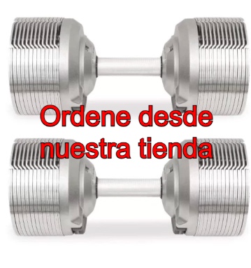 Solicitar mancuernas ajustables