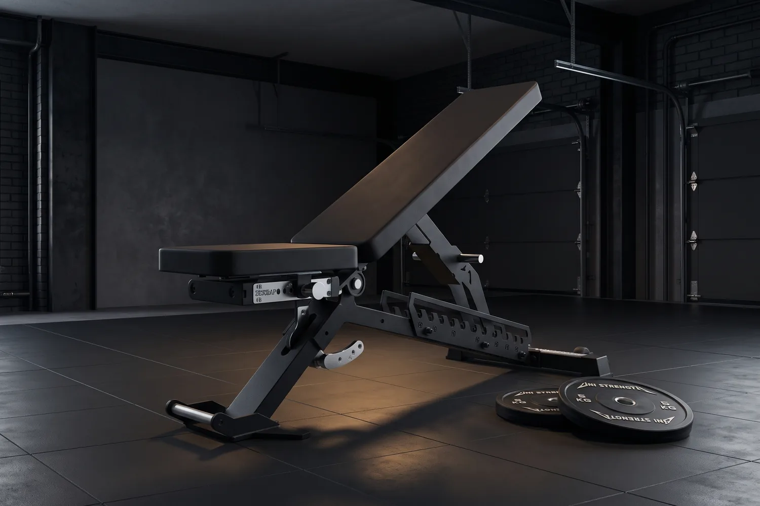 Banc réglable Uni Strength et disques bumpers