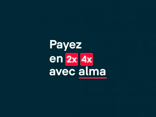 payer en 2x ou plus avec Alma