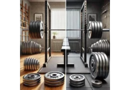 Pesas olímpicas frente a pesas estándar: ¿qué elegir para tu gimnasio en casa?